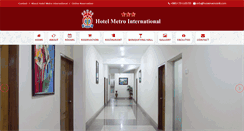 Desktop Screenshot of hotelmetrointl.com